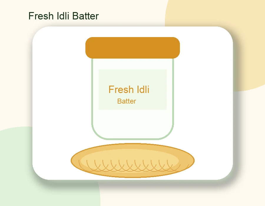 Fresh idli batter